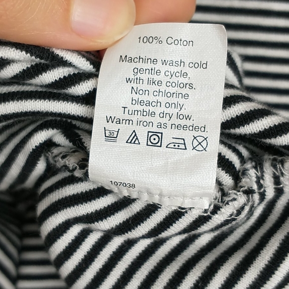 [J. Crew] Striped Peplum Top - Picture 7 of 7